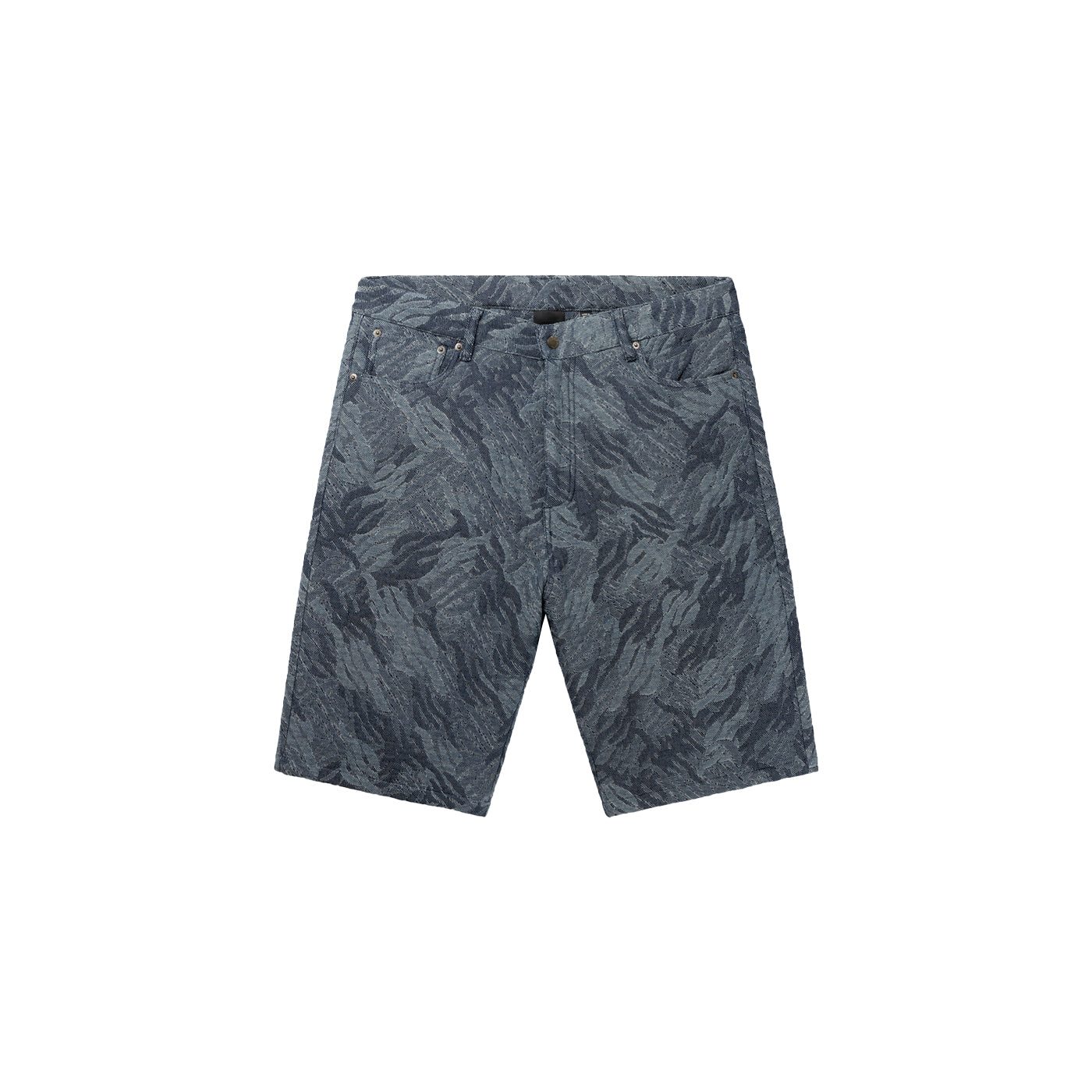Camo Monogram Jeans Shorts