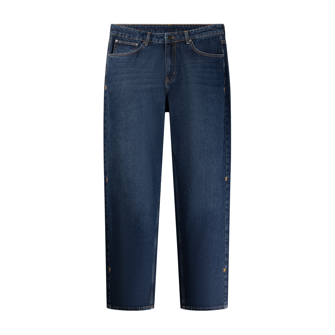 Blue Indigo Washed Jeans