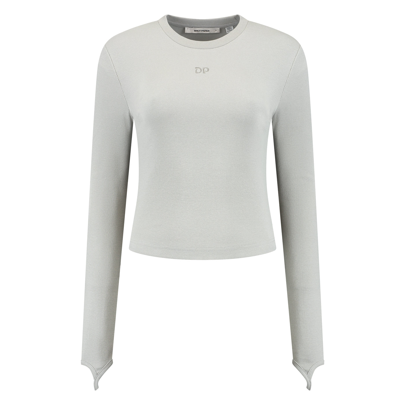 Ultimate Grey Logo Rib Top
