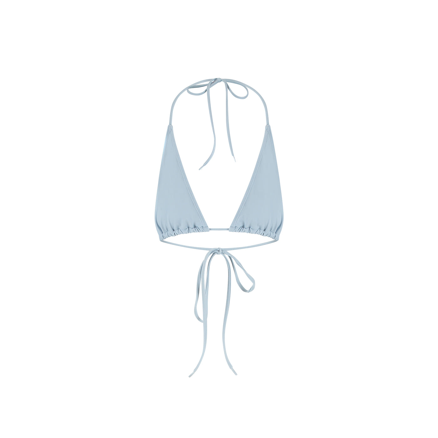 Subdued Blue Pinto Bikini Top