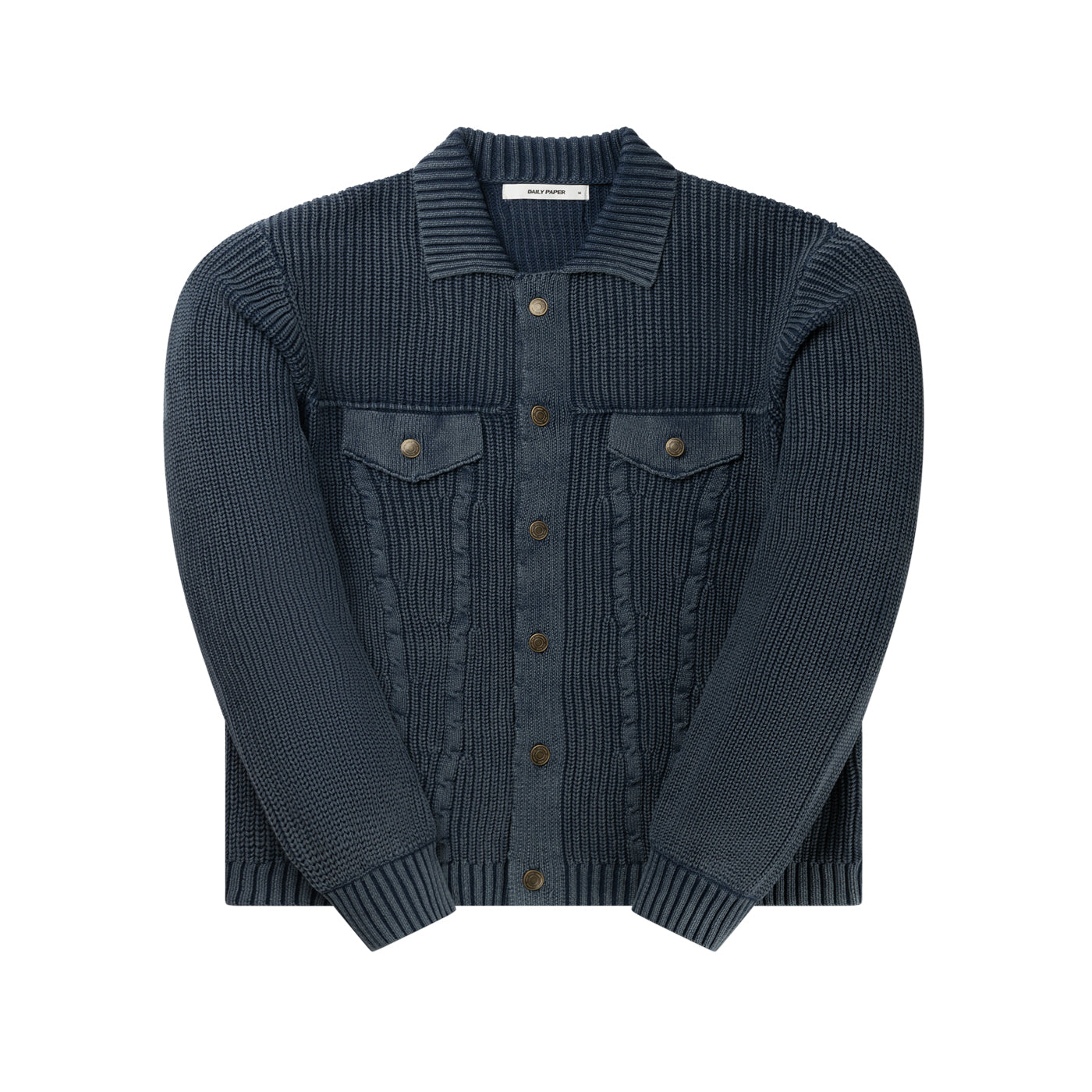 Blue Tano Knit Cardigan