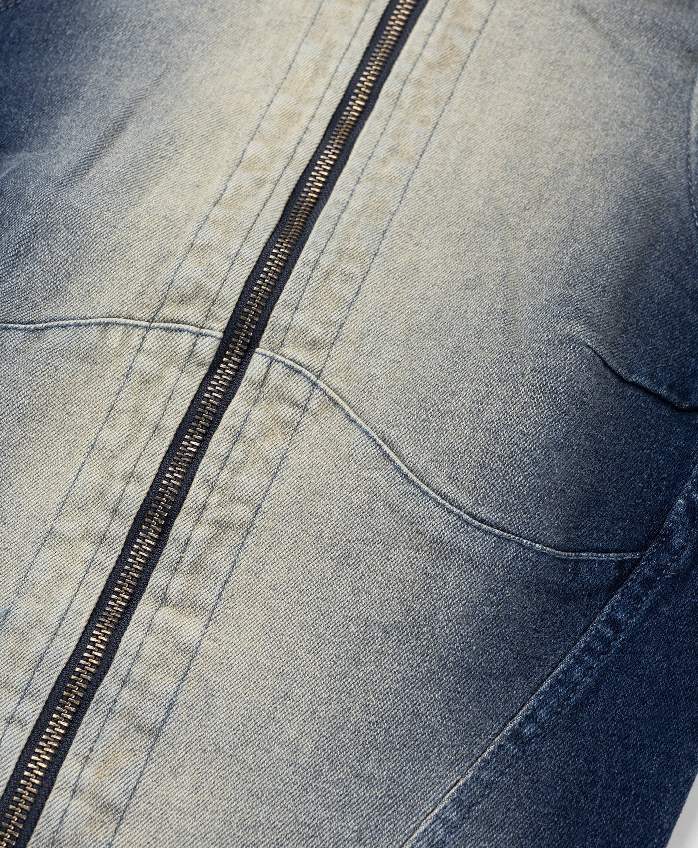 Bleached Denim Blue Top