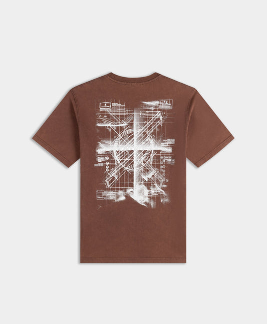 Bordeaux Wash Craft T-Shirt