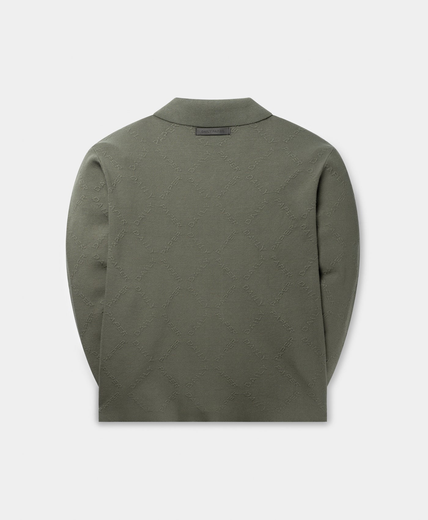 Shadown Green Diamond Knit Cardigan