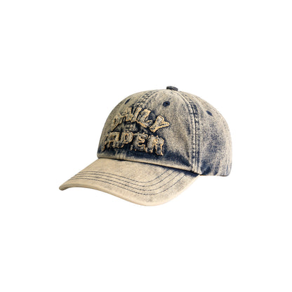 Brown Wash Dias Arch Stack Denim Cap