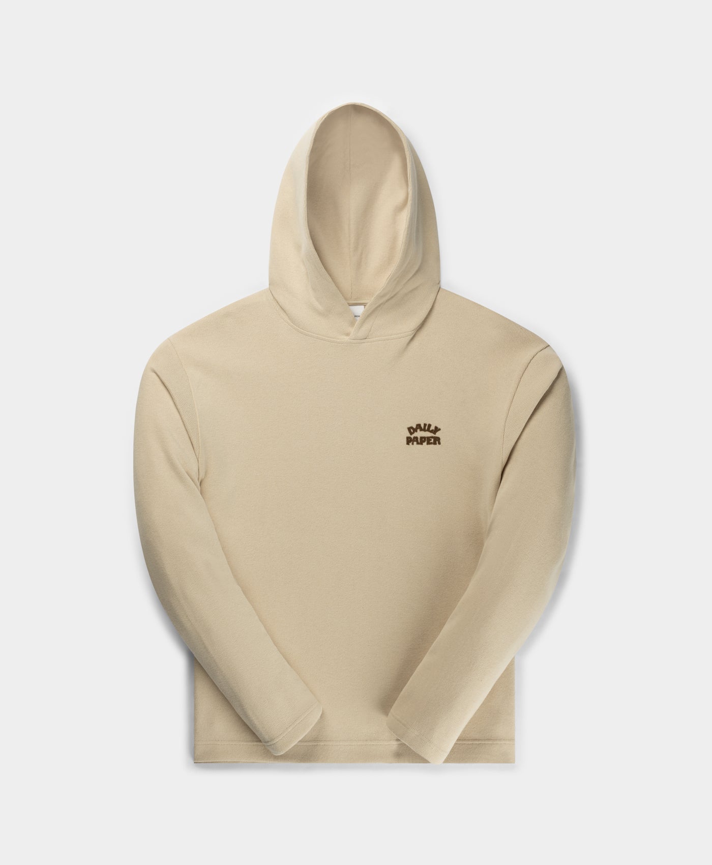 Peyote Beige Dias Arch Stack Oversized Hoodie