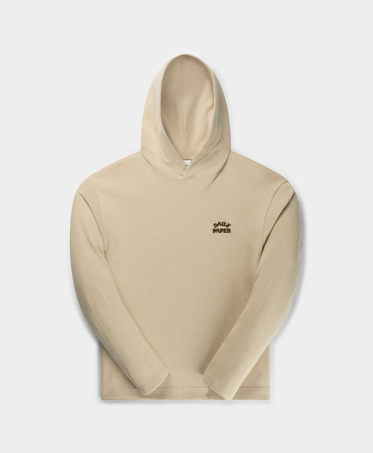 Peyote Beige Dias Arch Stack Oversized Hoodie