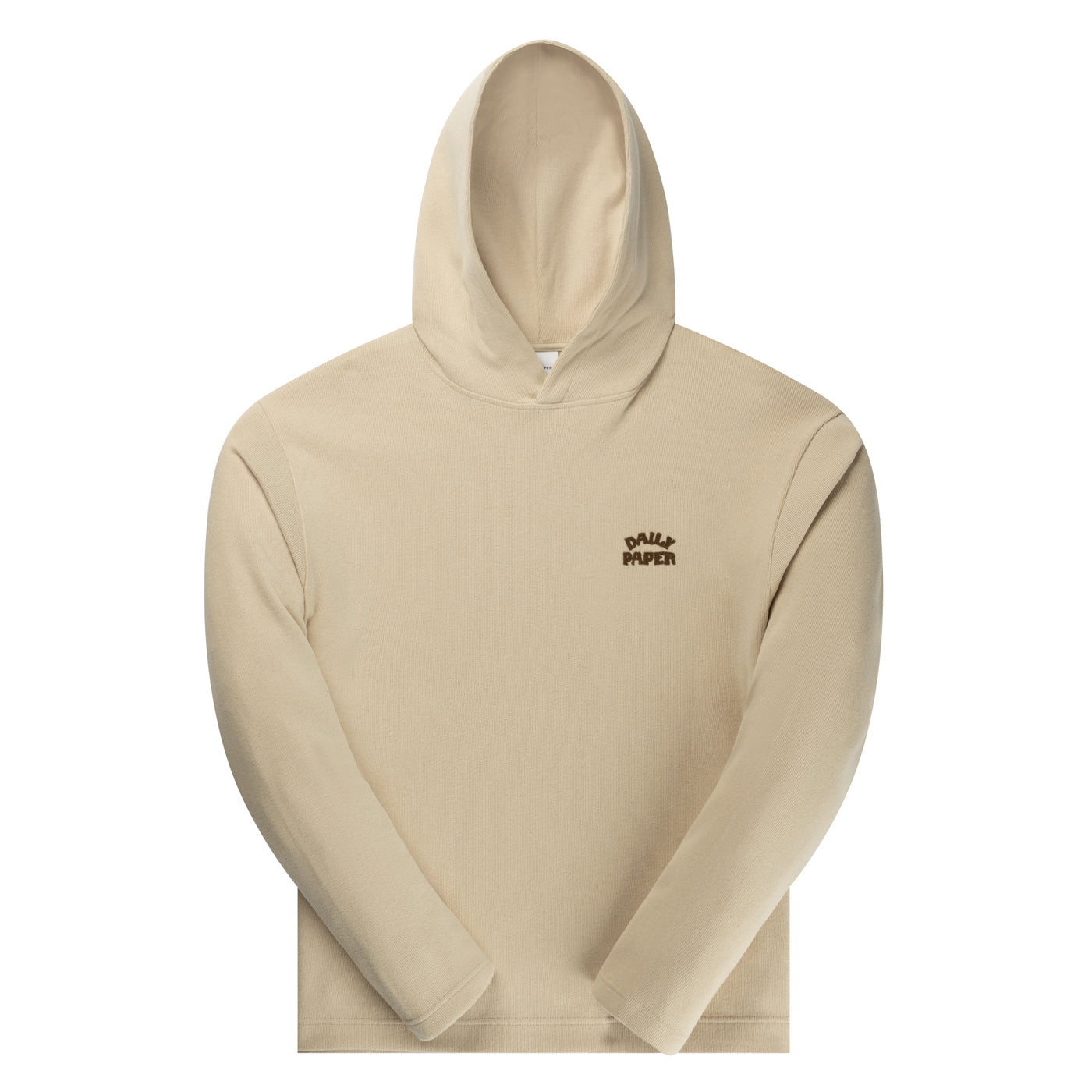 Peyote Beige Dias Arch Stack Oversized Hoodie