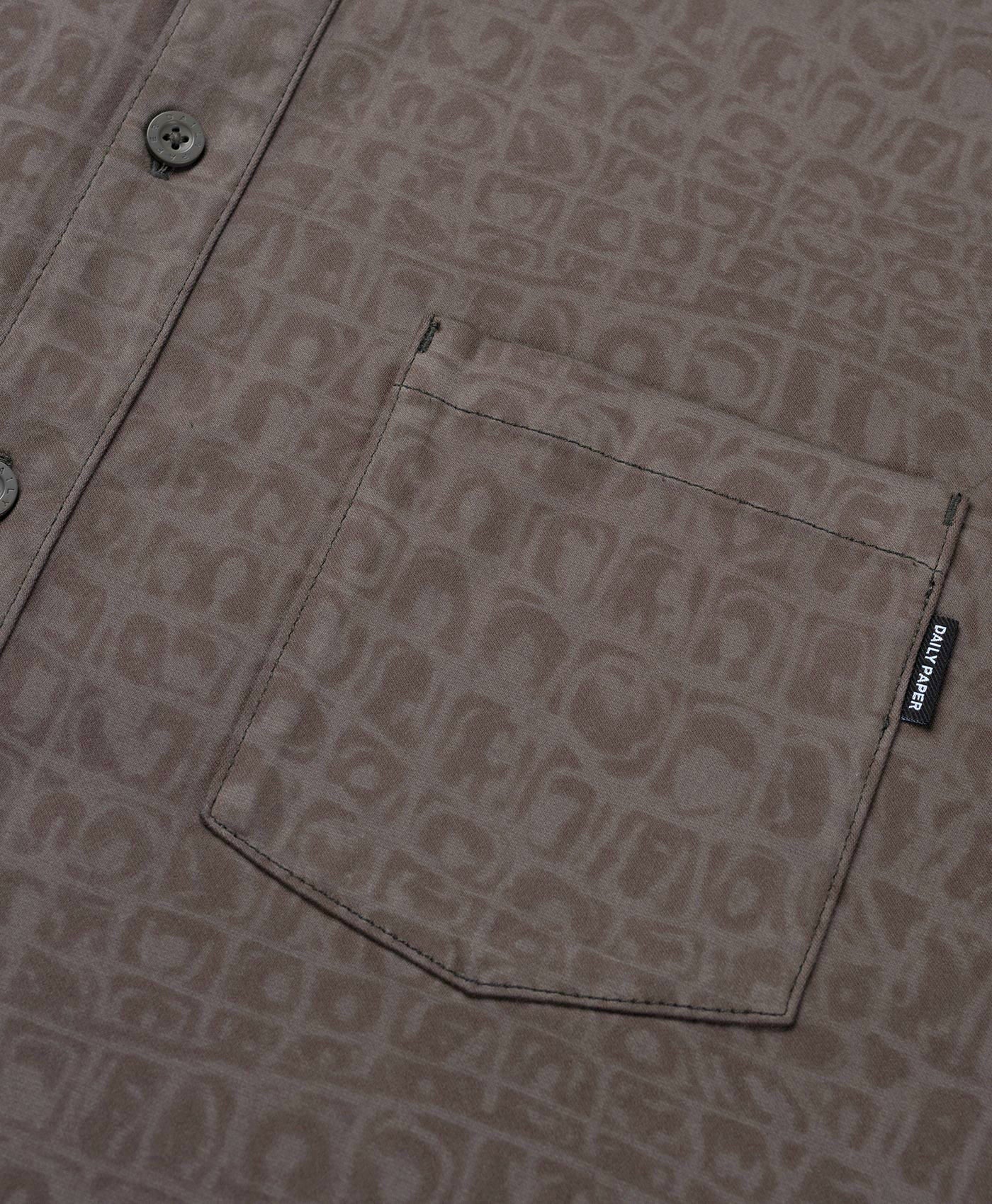 Black Oyster Digital Croc Shirt