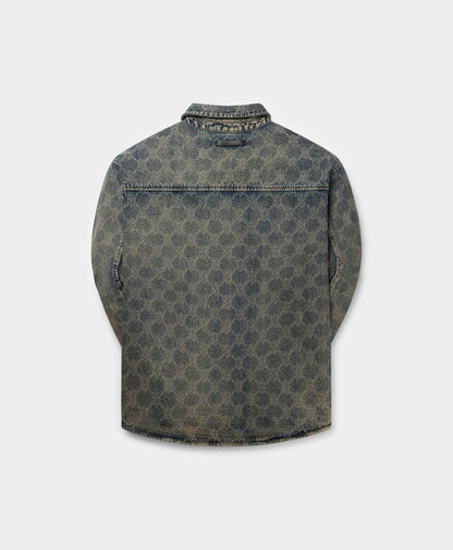 Blue Shield Laser Denim Shirt