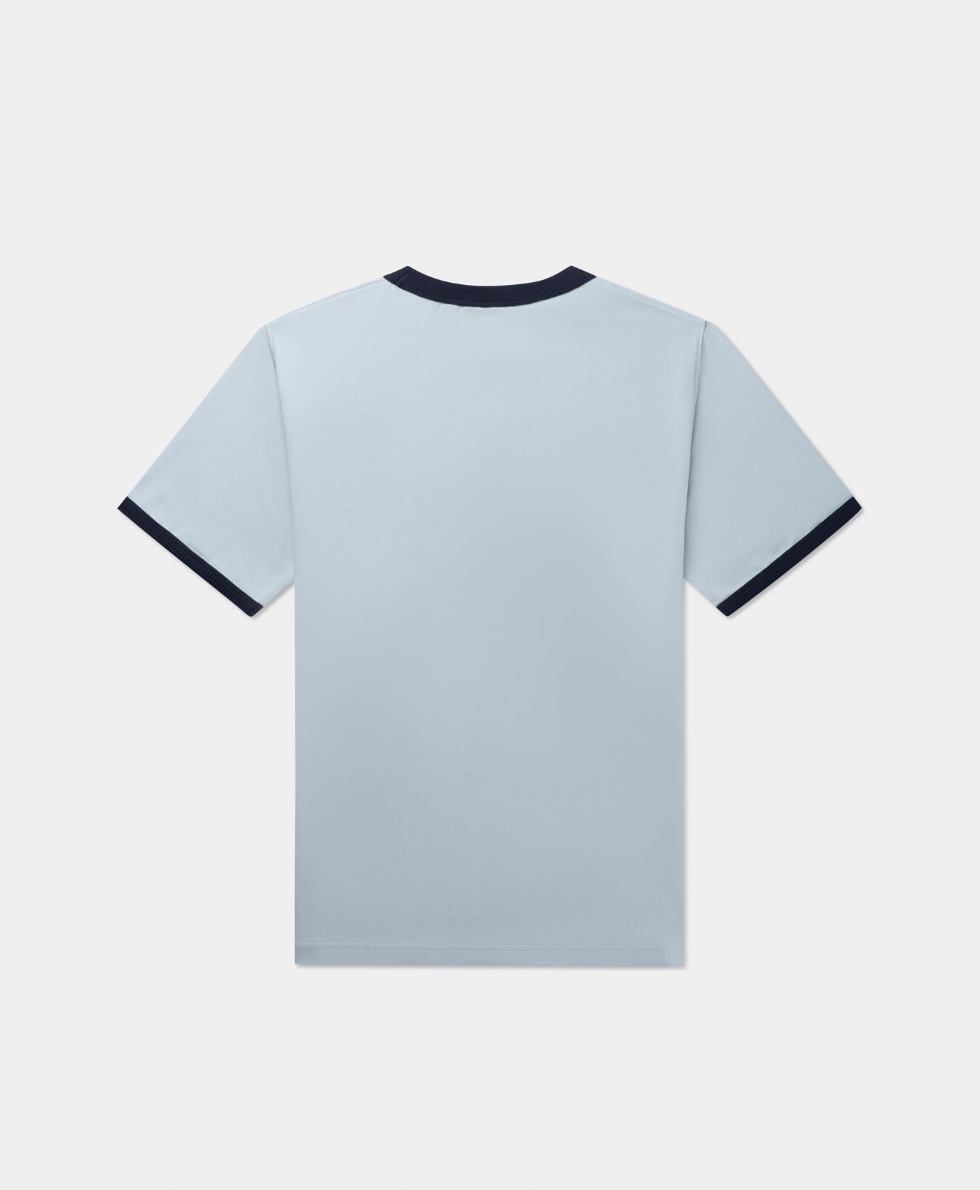 Subdued Blue Dotted Type T-Shirt