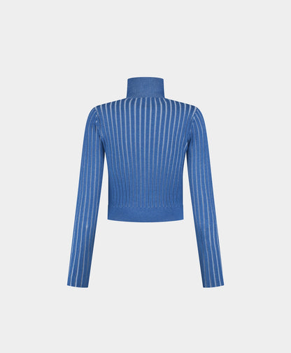 True Blue Dias Knit Sweater Cardigan