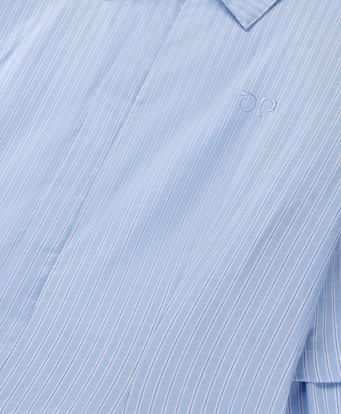 Blue Stripe Fitted Shirt