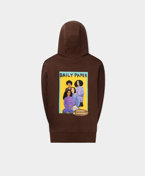 Chocolate Brown Horizo Hoody