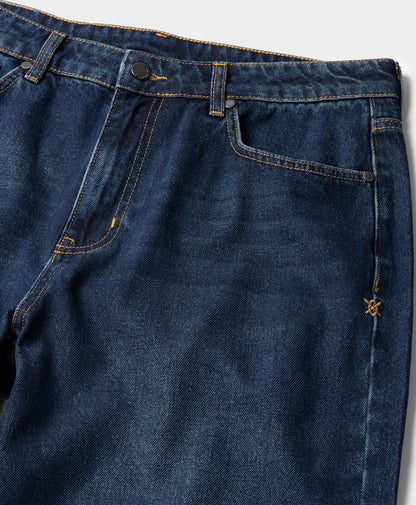 Blue Indigo Washed Jeans