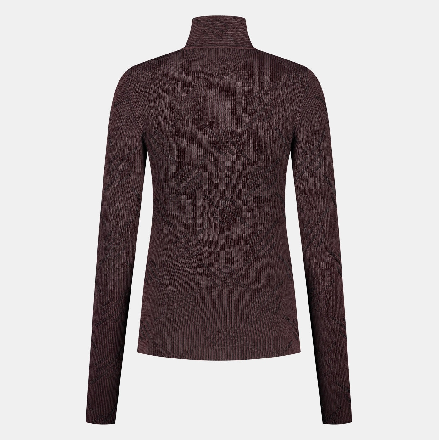 Roast Brown Knitted Monogram Cardigan