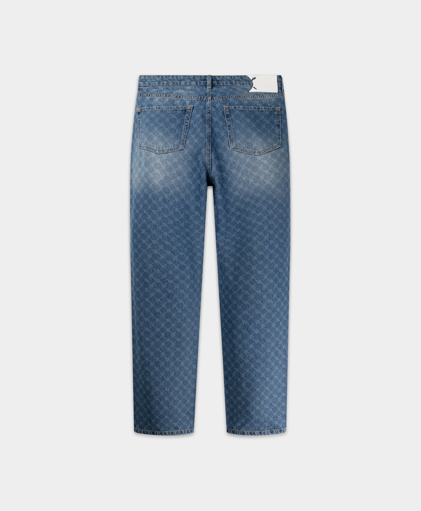 Blue Kibo Monogram Jeans
