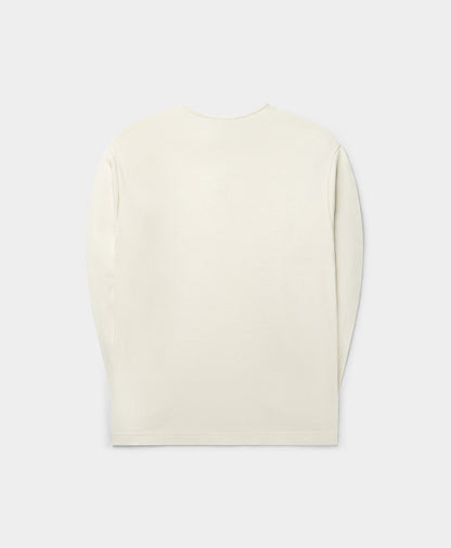 Pristine White Knit Longsleeve