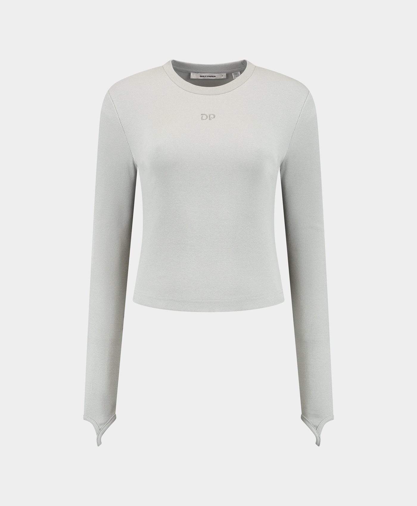 Ultimate Grey Logo Rib Top