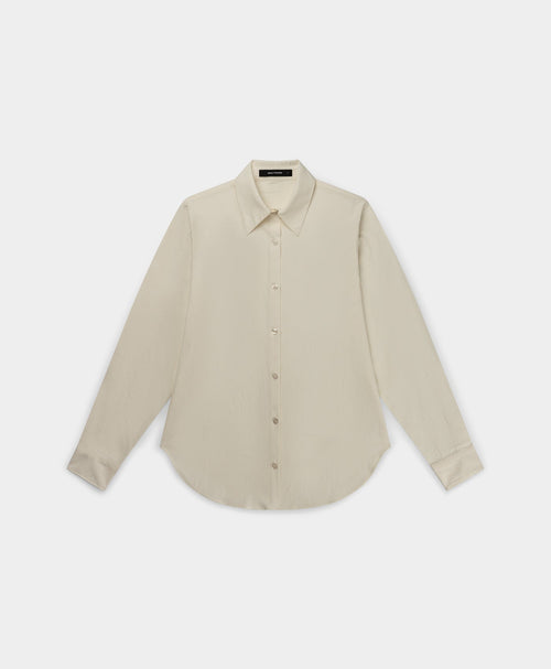 Gardenia Monogram Button-up Shirt