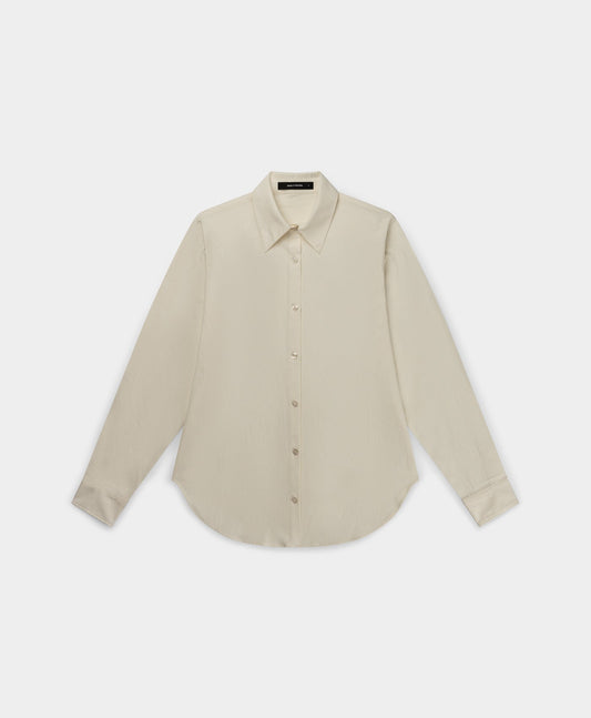 Gardenia Monogram Button-up Shirt