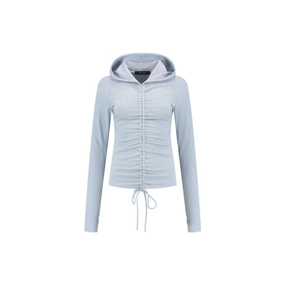 Subdued Blue Monogram Fitted Hoodie