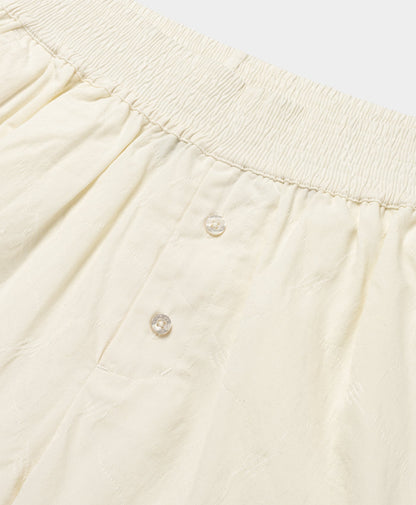 Gardenia Monogram Relaxed Short