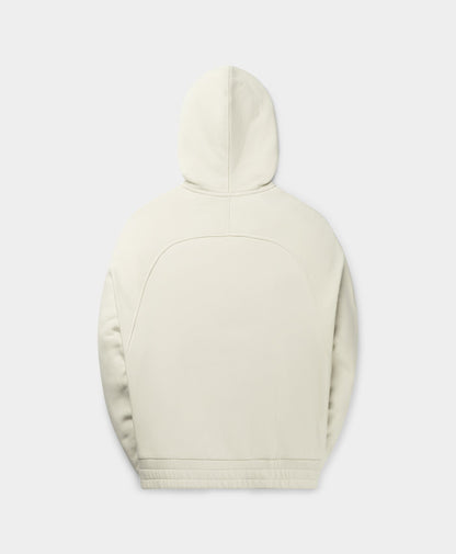 Frost White Njeri Oversized Zipper Hoodie