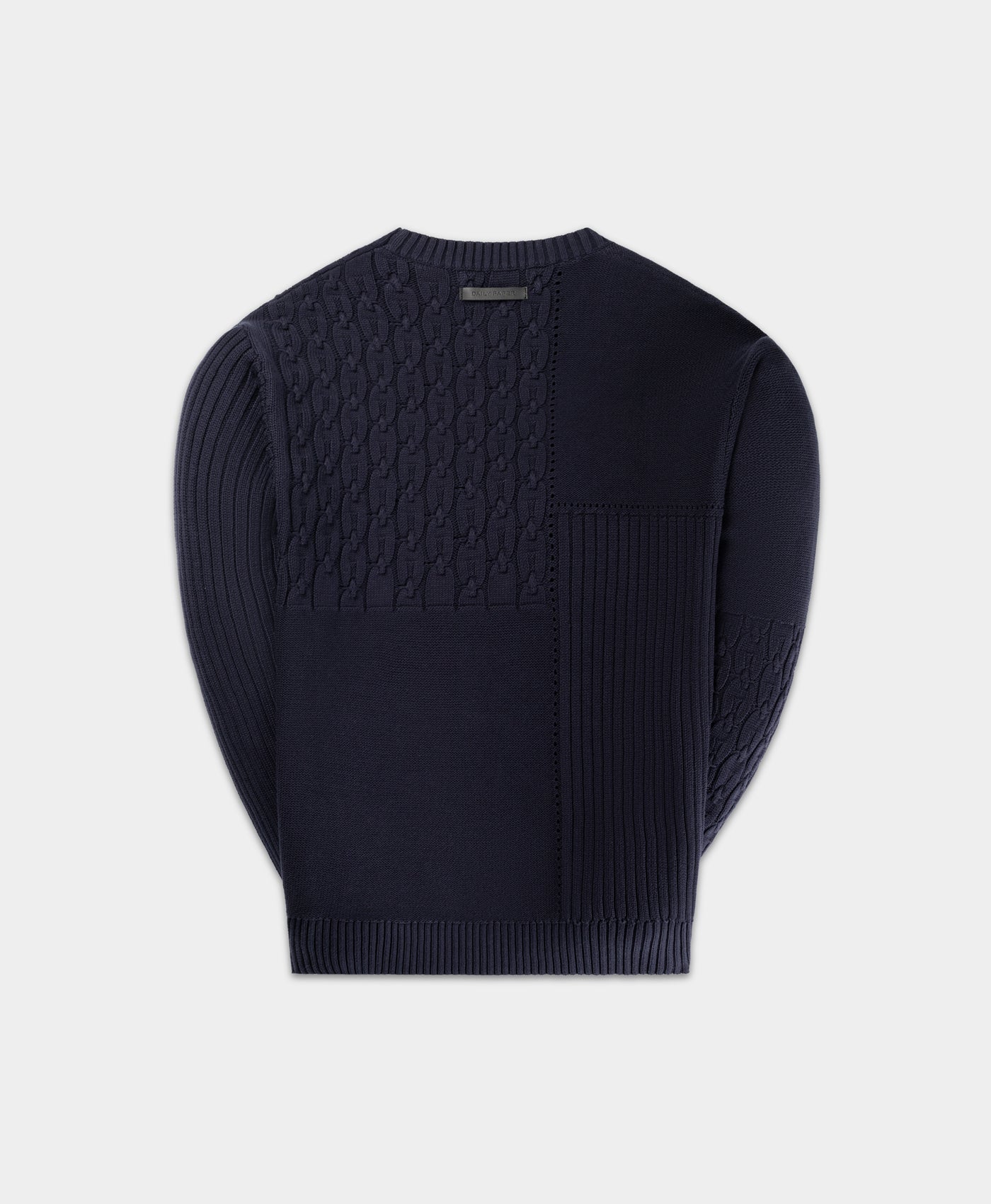 Naval Academy Patchwork Knit Sweater