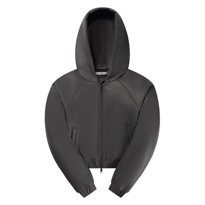 Wet Weather Pu Scuba Cropped Jacket