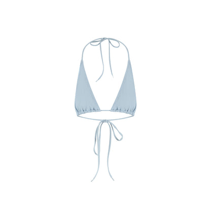 Subdued Blue Pinto Bikini Top