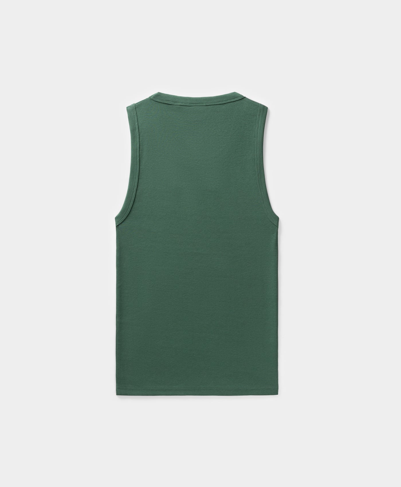 Bistro Green Rib Tank Top