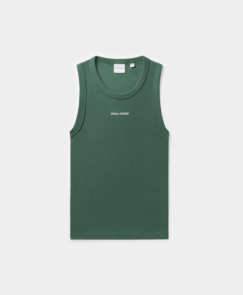Bistro Green Rib Tank Top