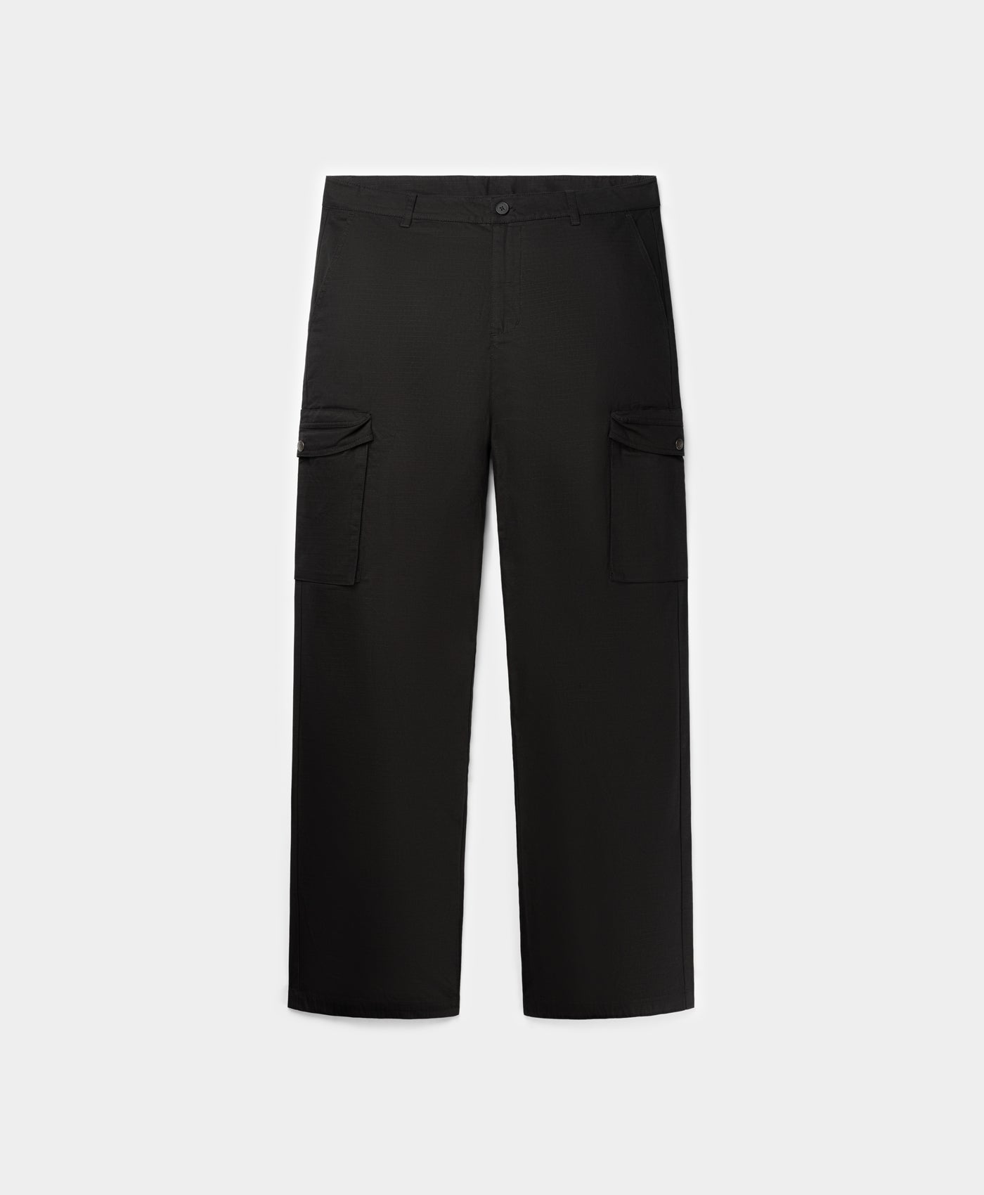 Black Oyster Ripstop Cargo Pants