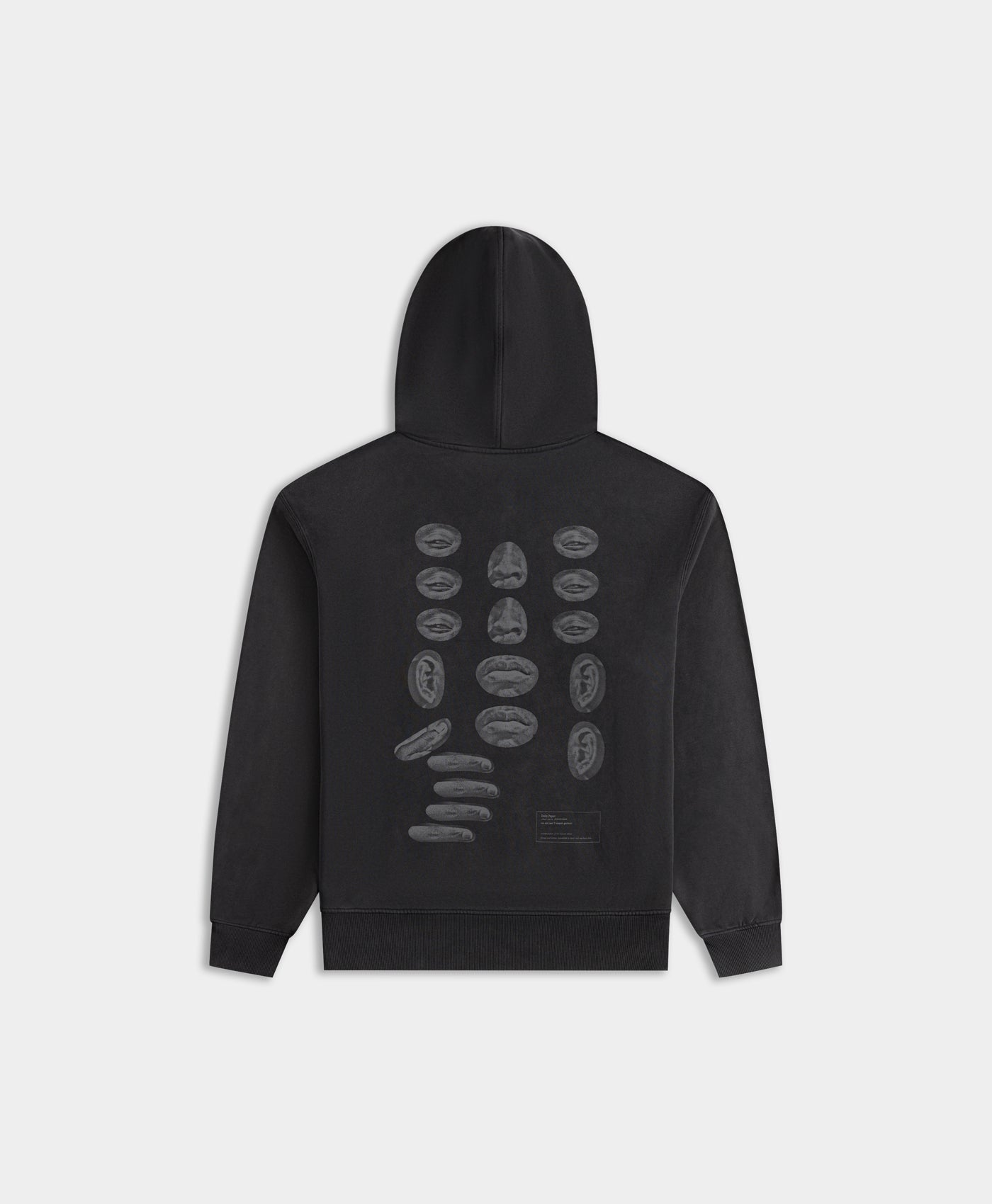 Washed Black Senses Hoodie