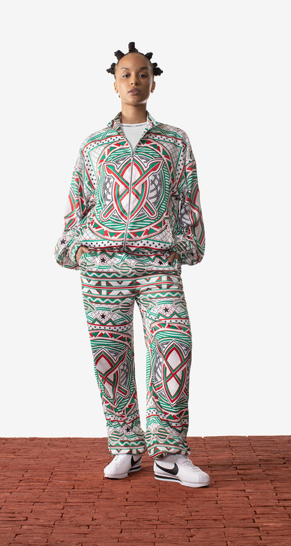 Green Red Moke Jacket