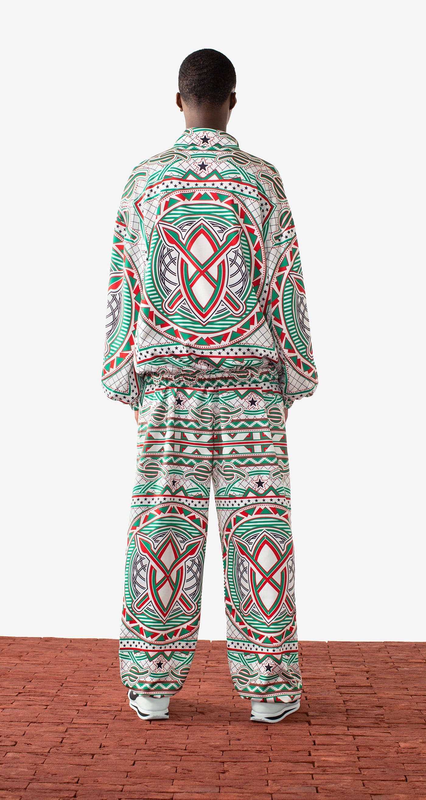 Green Red Moke Jacket