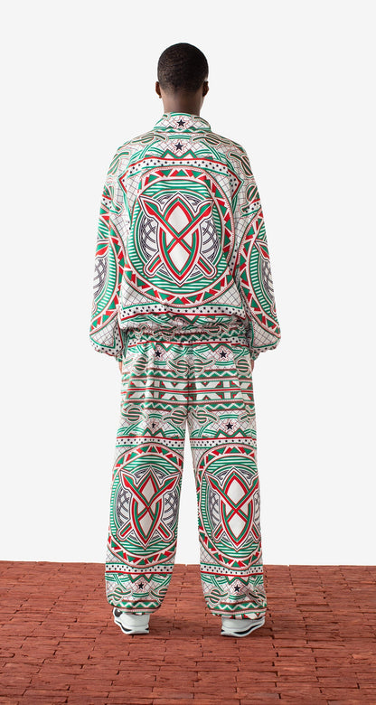 Green Red Moke Jacket