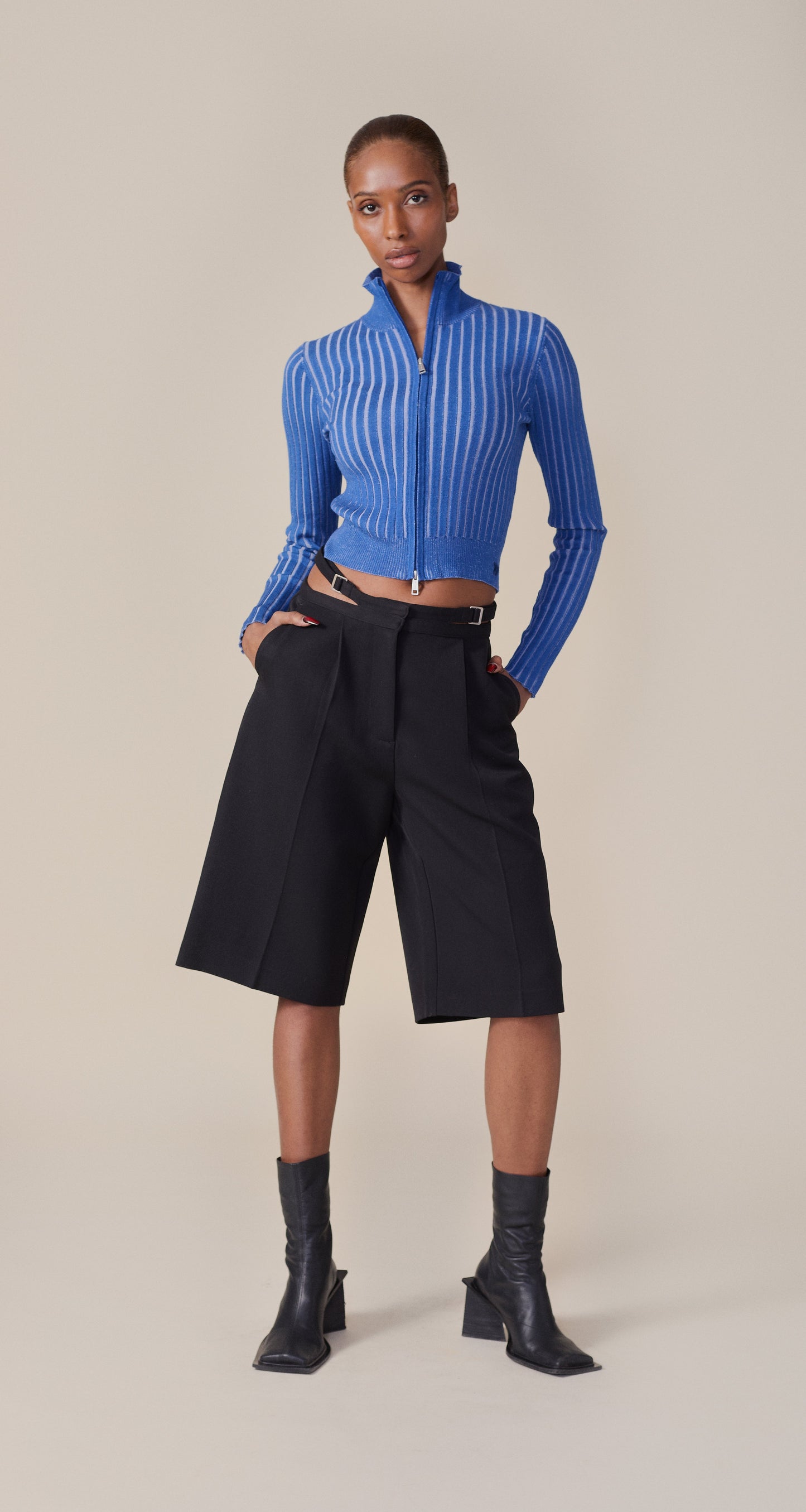 True Blue Dias Knit Sweater Cardigan