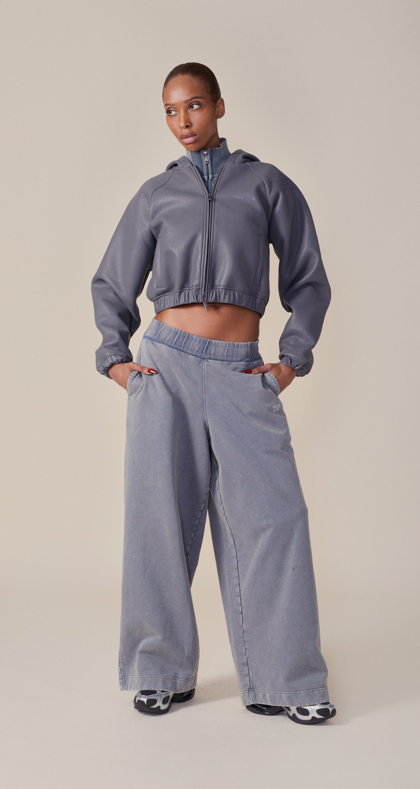 Wet Weather Pu Scuba Cropped Jacket