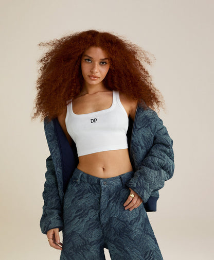 Camo Monogram Denim Bomber