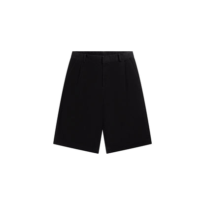 Black Twill Shorts