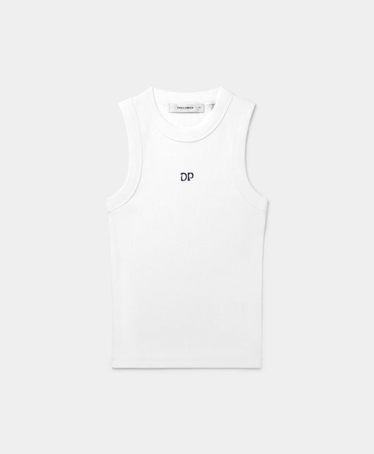 White Unit Rib Tank