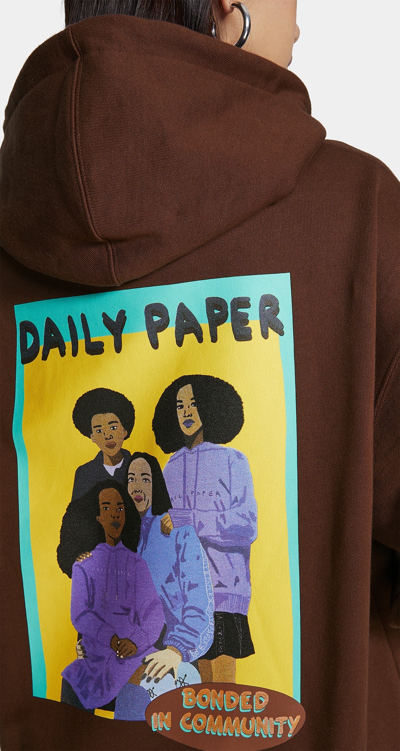 Chocolate Brown Horizo Hoody