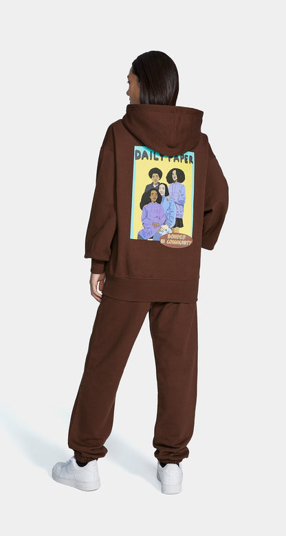 Chocolate Brown Horizo Hoody