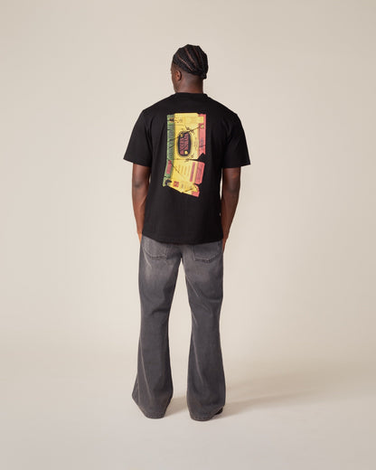 Black Wrapper T-Shirt