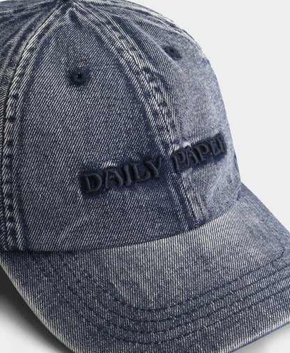 Bleached Denim Blue Dias Arch Stack Denim Cap